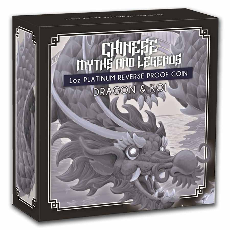 2024 AUS 1 oz Platinum Myths & Legends Rev. Proof Dragon & Koi | eBay